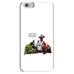 Чехлы для iPhone 6 Plus / 6s Plus (Для Христиан) (Иисус супергерой)