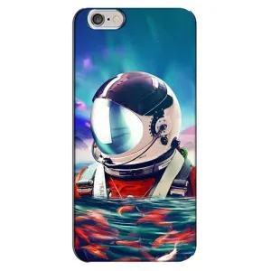 Силиконовый Чехол с принтом "Космонавты" на iPhone 6 Plus / 6s Plus (Космонавт в воде)