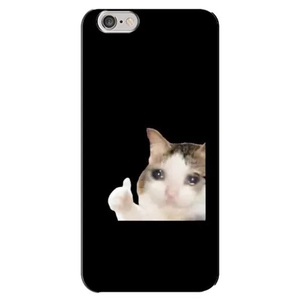 Чехол с рисунком «Кот в слезах» для iPhone 6 Plus / 6s Plus Чехол с рисунком «Кот в слезах» для iPhone 6 Plus / 6s Plus