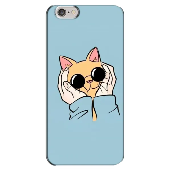 Чехол с рисунком «КОТИК в очках» для iPhone 6 Plus / 6s Plus Чехол с рисунком «КОТИК в очках» для iPhone 6 Plus / 6s Plus