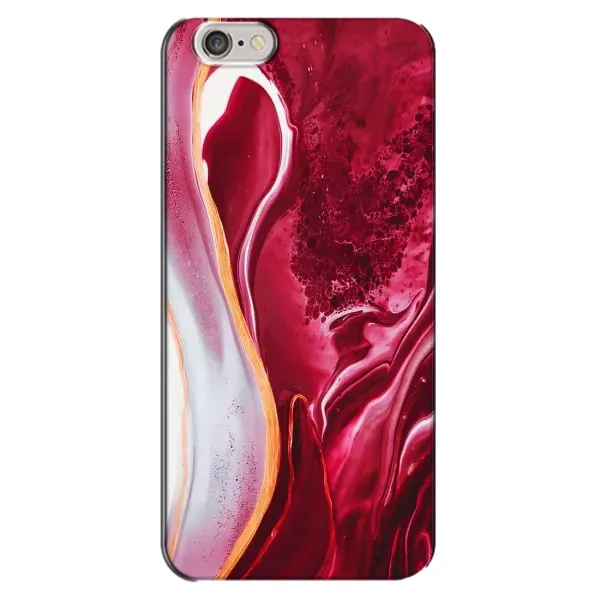 Чехол с рисунком «Красный мрамор» для iPhone 6 Plus / 6s Plus Чехол с рисунком «Красный мрамор» для iPhone 6 Plus / 6s Plus