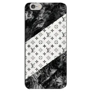 Чохол Стиль Louis Vuitton на iPhone 6 Plus / 6s Plus (LV на білому)