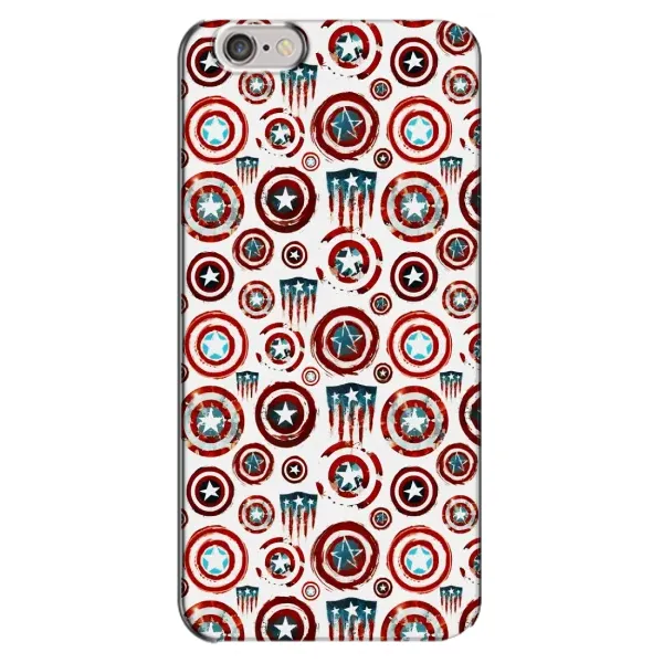 Чехол с рисунком «Марвел щиты» для iPhone 6 Plus / 6s Plus