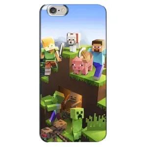 Чохли для iPhone 6 Plus / 6s Plus (Персонажі МайнКрафт) (Майн-крафт)
