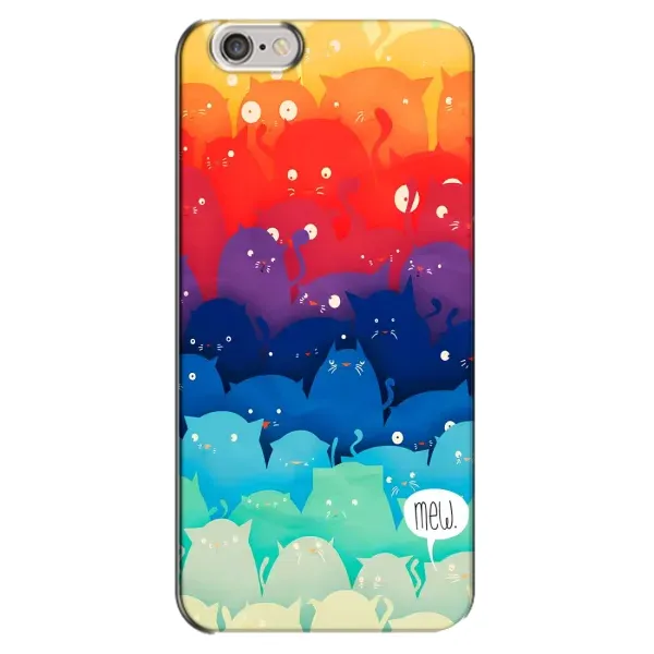 Чехол с рисунком «Mew» для iPhone 6 Plus / 6s Plus
