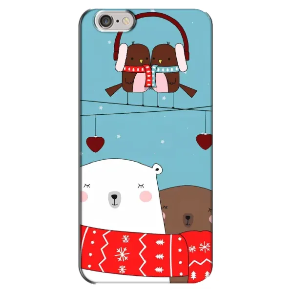 Чехол с рисунком «Новогодний медвеженок» для iPhone 6 Plus / 6s Plus Чехол с рисунком «Новогодний медвеженок» для iPhone 6 Plus / 6s Plus