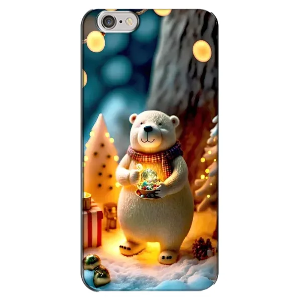 Чехол с рисунком «Новогодний ведмеженок» для iPhone 6 Plus / 6s Plus Чехол с рисунком «Новогодний ведмеженок» для iPhone 6 Plus / 6s Plus