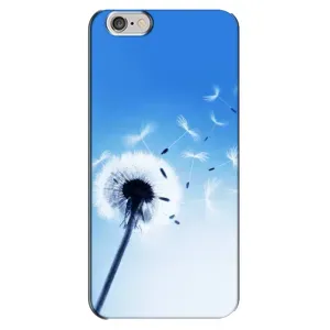 Силіконовий Чохол з кульбабками на iPhone 6 Plus / 6s Plus (Кульбабка на блакитному)