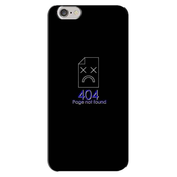 Чохол з малюнком «Помилка 404» для iPhone 6 Plus / 6s Plus Чохол з малюнком «Помилка 404» для iPhone 6 Plus / 6s Plus