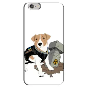 Чехол с принтом Собаки Патрон для iPhone 6 Plus / 6s Plus (Пёс Патрон с ракетой)