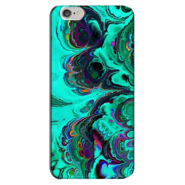 Чехол с рисунком «Салатный мрамор» для iPhone 6 Plus / 6s Plus Чехол с рисунком «Салатный мрамор» для iPhone 6 Plus / 6s Plus