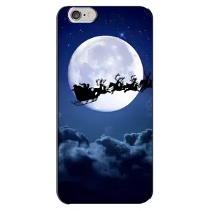 Чехол Санта Клаус для iPhone 6 Plus / 6s Plus (Санта - луна)