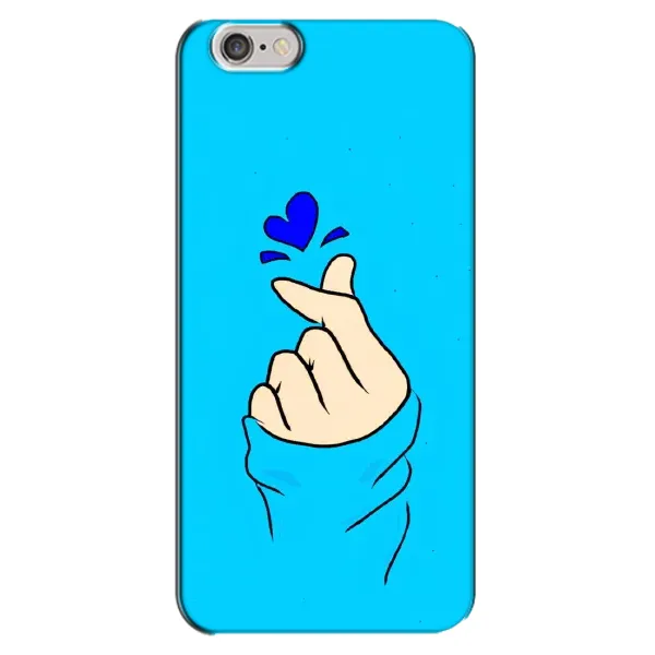 Чехол с рисунком «Сердце на синем» для iPhone 6 Plus / 6s Plus