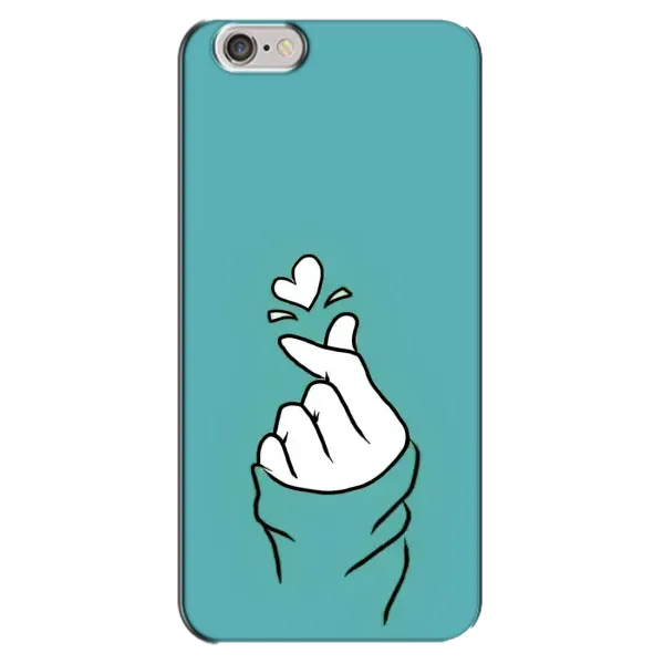 Чехол с рисунком «Сердечко на бирюзовом» для iPhone 6 Plus / 6s Plus