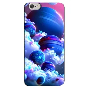 Чехлы КОСМОС для iPhone 6 Plus / 6s Plus (Синие планеты)