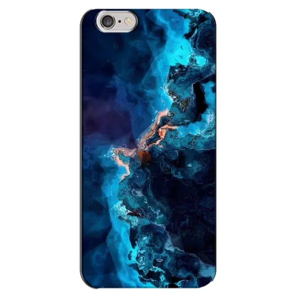 Чехол с рисунком «Синий мрамор» для iPhone 6 Plus / 6s Plus Чехол с рисунком «Синий мрамор» для iPhone 6 Plus / 6s Plus