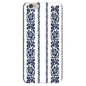 Силиконовый Чехол на iPhone 6 Plus / 6s Plus с картинкой Вышиванки (Синяя вышиванка)