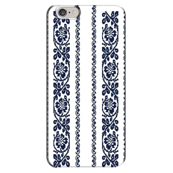 Чехол с рисунком «Синяя вышиванка» для iPhone 6 Plus / 6s Plus Чехол с рисунком «Синяя вышиванка» для iPhone 6 Plus / 6s Plus