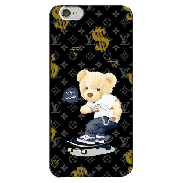 Чехол с рисунком «Скейтер Тедди» для iPhone 6 Plus / 6s Plus Чехол с рисунком «Скейтер Тедди» для iPhone 6 Plus / 6s Plus