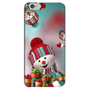 Чохли на Новий Рік iPhone 6 Plus / 6s Plus (Сніговик в шапці)