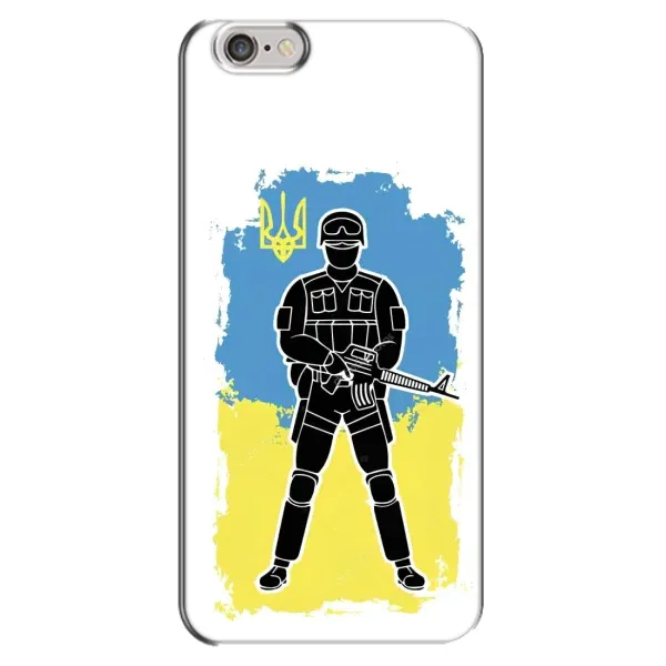 Чехол с рисунком «Солдат Украины» для iPhone 6 Plus / 6s Plus Чехол с рисунком «Солдат Украины» для iPhone 6 Plus / 6s Plus