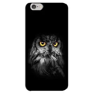 Чехлы с принтом СОВЫ для iPhone 6 Plus / 6s Plus (Сова на чёрном)