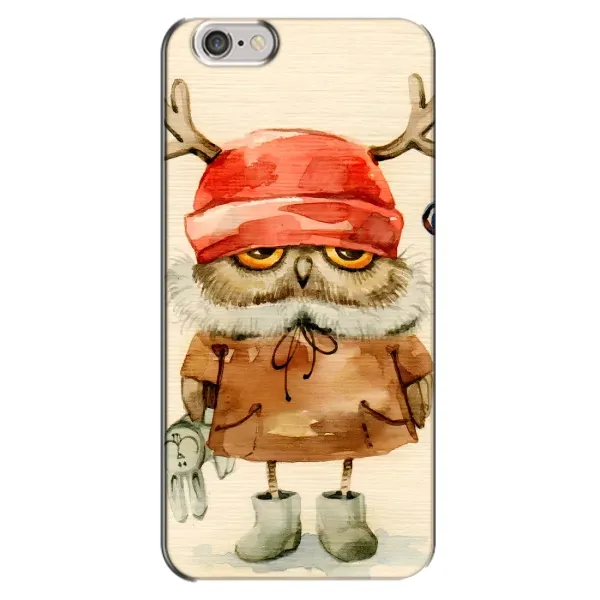 Чехол с рисунком «Сова в шапке» для iPhone 6 Plus / 6s Plus
