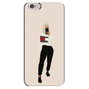Силиконовый Чехол на iPhone 6 Plus / 6s Plus с картинкой Стильных Девушек (Стильная)