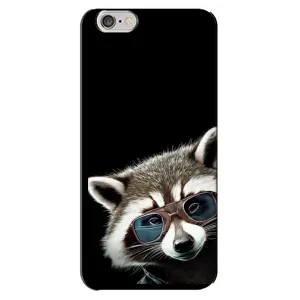 Силиконовый Чехол с Енотами на iPhone 6 Plus / 6s Plus (Стильный Енот)