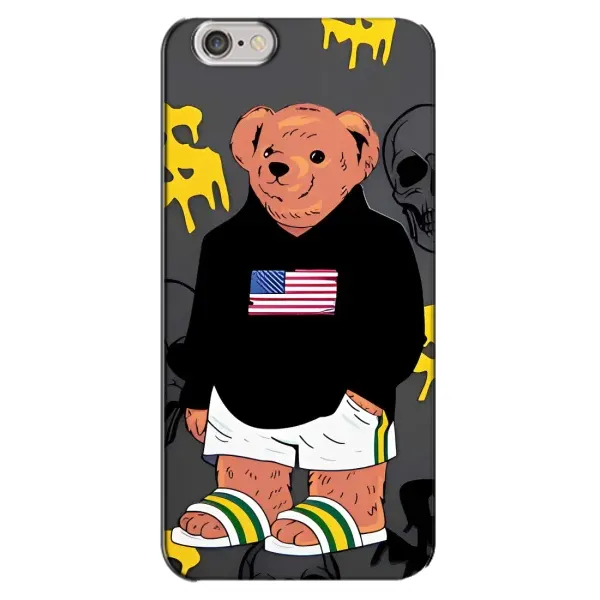 Чехол с рисунком «Teddy USA» для iPhone 6 Plus / 6s Plus Чехол с рисунком «Teddy USA» для iPhone 6 Plus / 6s Plus