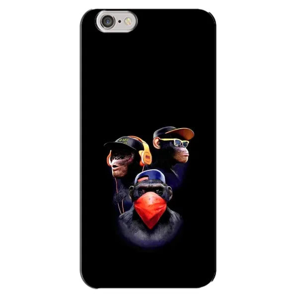 Чехол с рисунком «Три обезьяны» для iPhone 6 Plus / 6s Plus