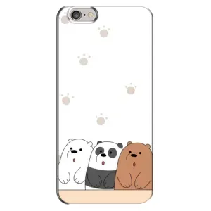 Чехлы с изображением разных животных для iPhone 6 Plus / 6s Plus (Удивленные медвеженки)