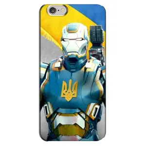 Силиконовый Чехол на iPhone 6 Plus / 6s Plus (Я-Украина) (Украинский робокоп)