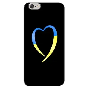 Силиконовый Чехол на iPhone 6 Plus / 6s Plus (Я-Украина) (Украинское сердце)