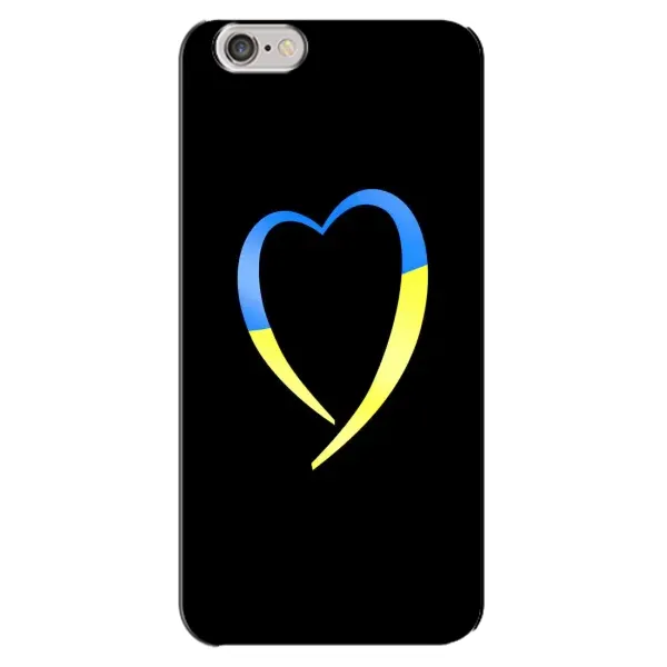 Чехол с рисунком «Украинское сердце» для iPhone 6 Plus / 6s Plus Чехол с рисунком «Украинское сердце» для iPhone 6 Plus / 6s Plus