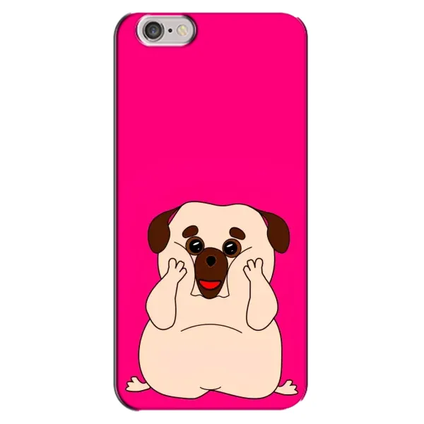 Чехол с рисунком «Веселый Мопсик» для iPhone 6 Plus / 6s Plus Чехол с рисунком «Веселый Мопсик» для iPhone 6 Plus / 6s Plus