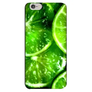 Чехол с изображением вкусной еды для iPhone 6 Plus / 6s Plus (Яркий ЛАЙМ)