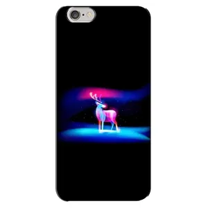 Силиконовый бампер с картинкой животных для iPhone 6 Plus / 6s Plus (Яркий олень)