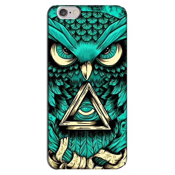 Чехол с рисунком «Зеленая сова» для iPhone 6 Plus / 6s Plus