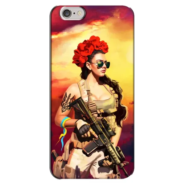 Чехол с рисунком «Женщина солдат» для iPhone 6 Plus / 6s Plus Чехол с рисунком «Женщина солдат» для iPhone 6 Plus / 6s Plus