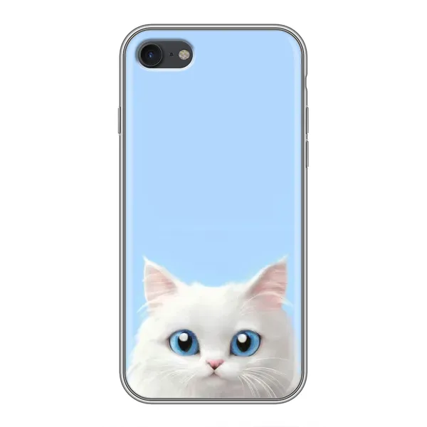 Чехол с рисунком «Белый кот» для iPhone 6 / 6s Чехол с рисунком «Белый кот» для iPhone 6 / 6s