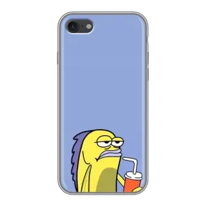 Бампер с принтом Мемы для iPhone 6 / 6s (Безразличие)