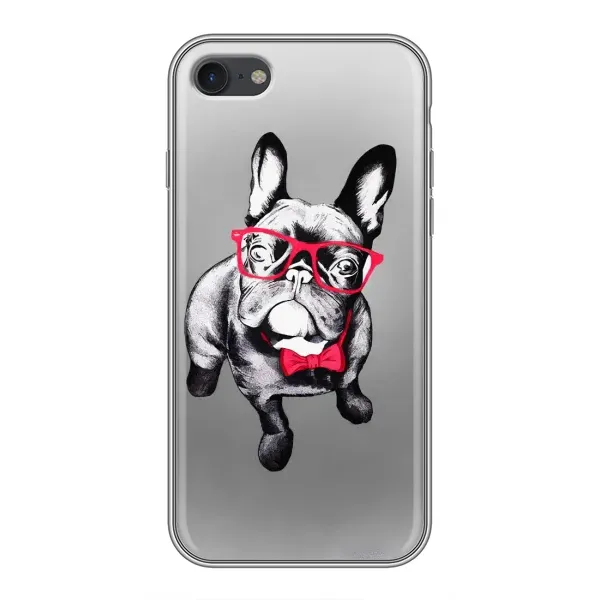 Чехол с рисунком «Бульдог в очках» для iPhone 6 / 6s Чехол с рисунком «Бульдог в очках» для iPhone 6 / 6s