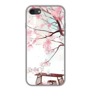 Чехол с принтом САКУРЫ на iPhone 6 / 6s (Чайная церемония)