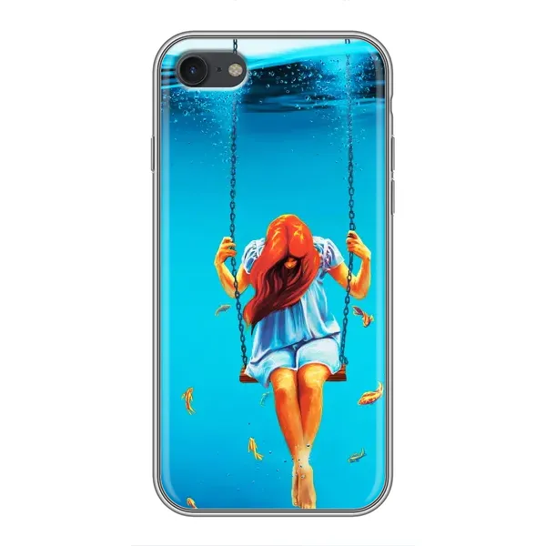 Чехол с рисунком «Девушка на качели» для iPhone 6 / 6s Чехол с рисунком «Девушка на качели» для iPhone 6 / 6s