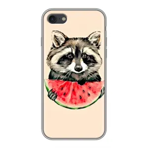 Силиконовый Чехол с Енотами на iPhone 6 / 6s (Енот)