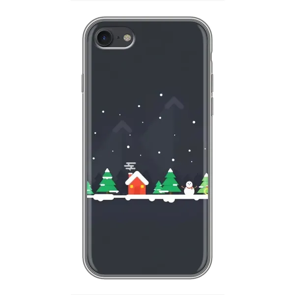 Чехол с рисунком «Город зимний» для iPhone 6 / 6s Чехол с рисунком «Город зимний» для iPhone 6 / 6s
