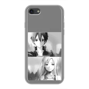 Чехол с персонажами АНИМЕ на iPhone 6 / 6s (Кирито-Асуна)