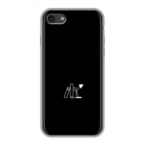 Чохол з картинками на чорному фоні для iPhone 6 / 6s (Книжки)