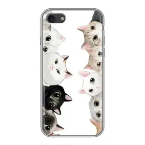 Силиконовый чехол с котиком для iPhone 6 / 6s (Коты)
